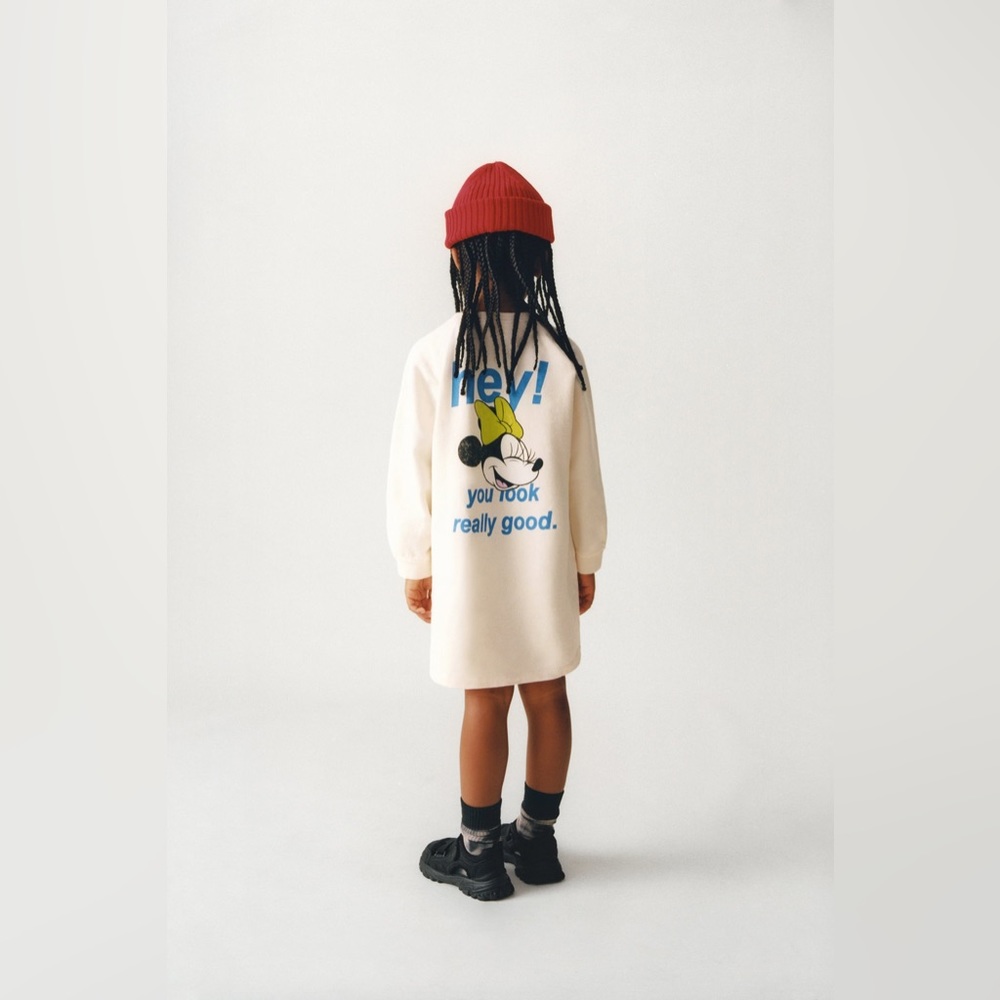 Zara (VGUC) | 2-3 Disney Minnie Mouse Sweater Dress Tunic